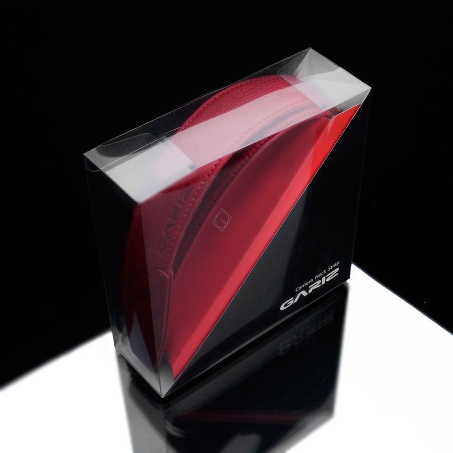 GARIZ/ゲリズ Italian Leathere with Alcantara カメラネックストラップ AT-DSLAR Ergonomic Camera Neckstrap レッド | GARIZ | 01