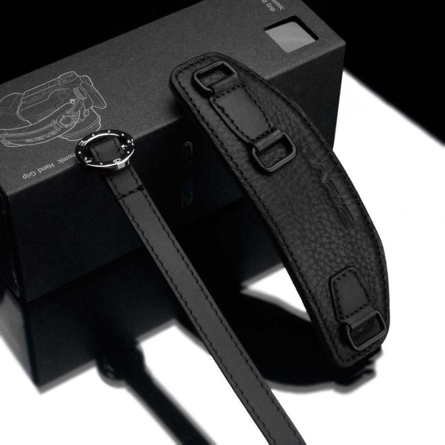 GARIZ/ゲリズ Italian Leathere with Alcantara カメラグリップ (プレートXA-PC1セットモデル) 　AT-HG2/ABK1 Ergonomic Camera Handgrip＋Plate ブラック | GARIZ | 02