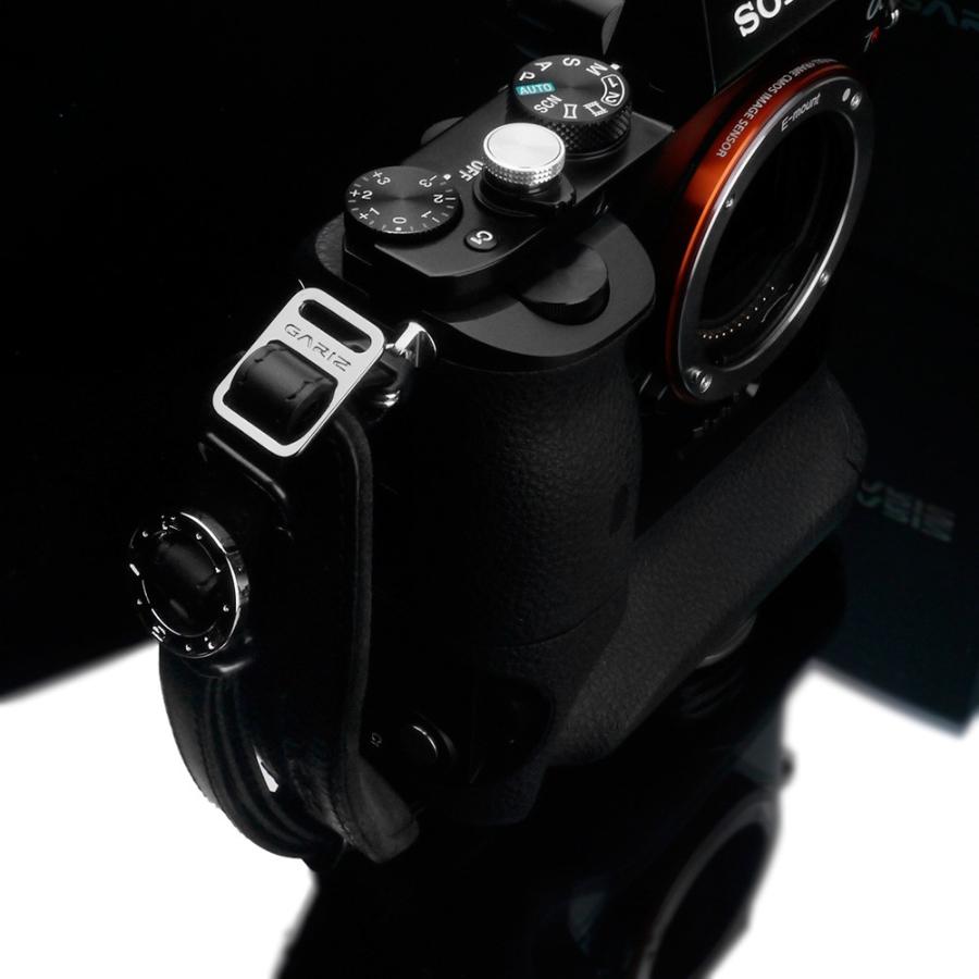 GARIZ/ゲリズ Italian Leathere with Alcantara カメラグリップ (プレートXA-PC1セットモデル) 　AT-HG2/ABK1 Ergonomic Camera Handgrip＋Plate ブラック | GARIZ | 04