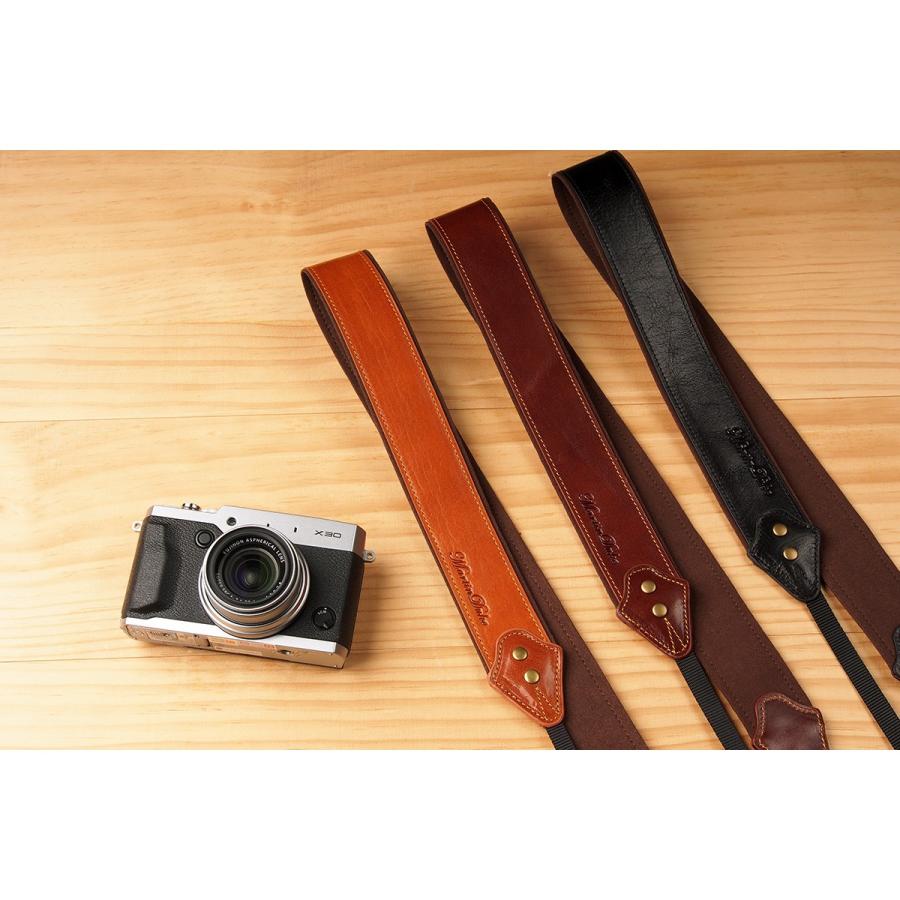 Martin Duke カメラネックストラップ SVEN Bon Bon Leather Neck Strap(W) Black |  | 02