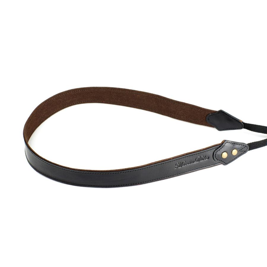 Martin Duke カメラネックストラップ SVEN Bon Bon Leather Neck Strap(N) Black | 
