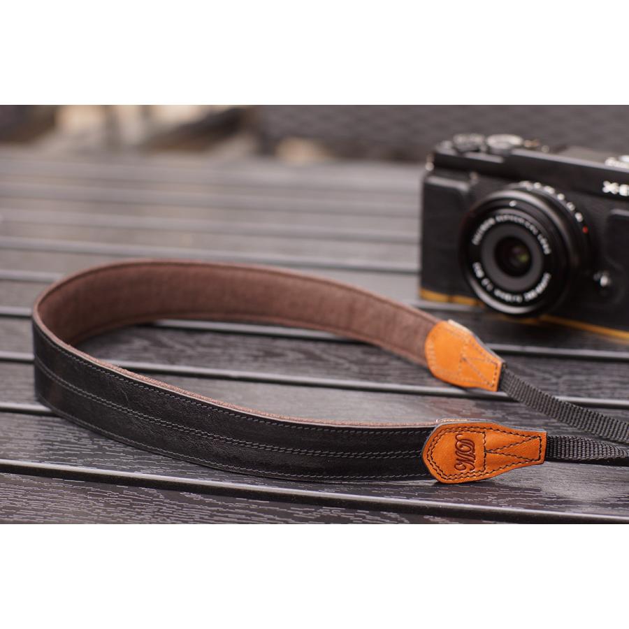 Martin Duke カメラネックストラップ SVEN 2 Double Color Leather NeckStrap Black |  | 01