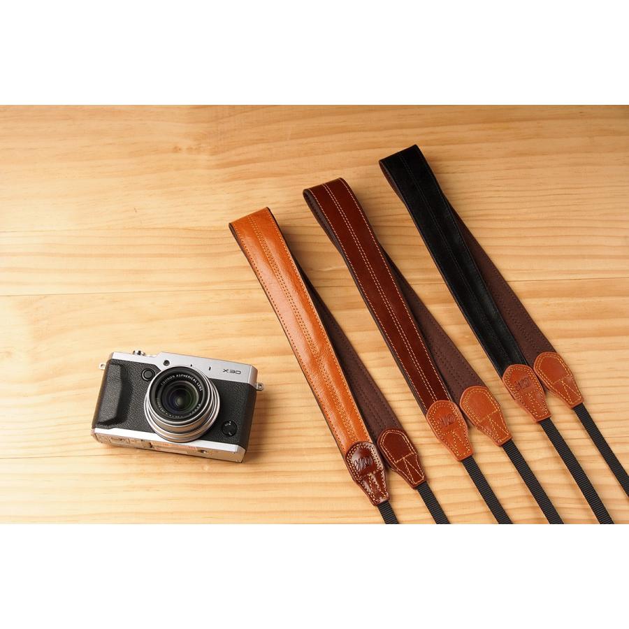 Martin Duke カメラネックストラップ SVEN 2 Double Color Leather NeckStrap Black |  | 04