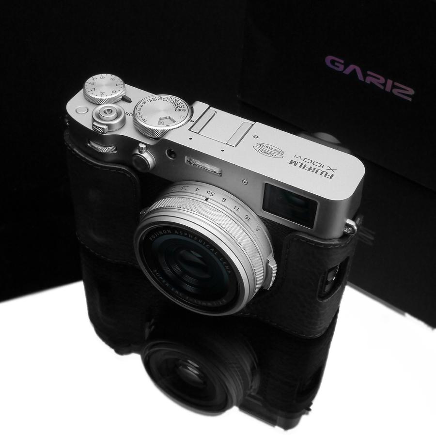 GARIZ/ゲリズ FUJIFILM X100VI用 本革カメラケース HG-X100VIBK ブラック｜laughs｜05