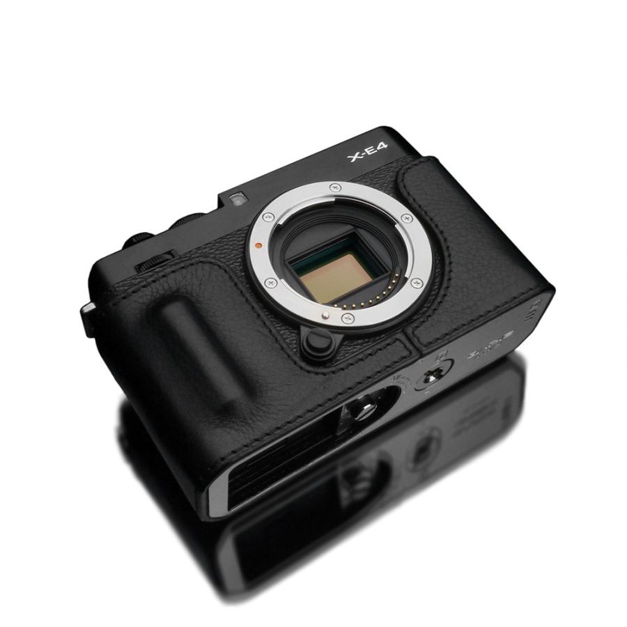 GARIZ ゲリズ 65%OFF【送料無料】 FUJIFILM X-E4用 ブラック 激安 本革カメラケース HG-XE4BK