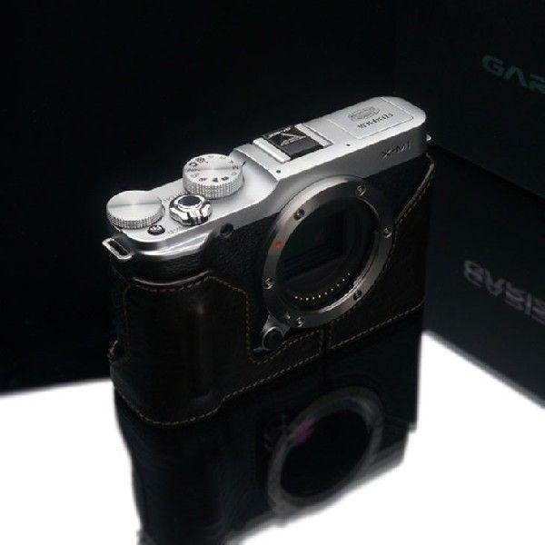 GARIZ GARIZ/本革カメラケース FUJIFILM X-M1用 HG-XM1BR : スマイル