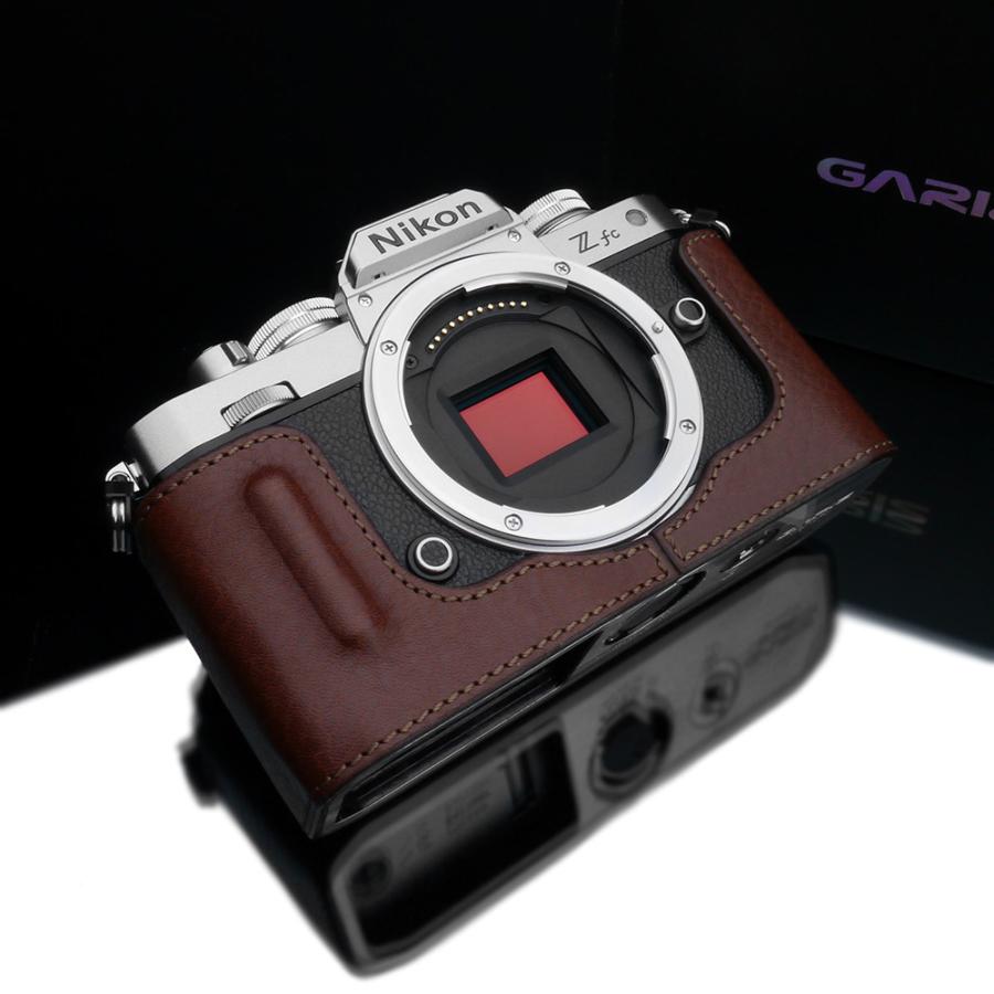 GARIZ GARIZ/ゲリズ Nikon Zfc 用 本革カメラケース HG-ZFCBR ブラウン