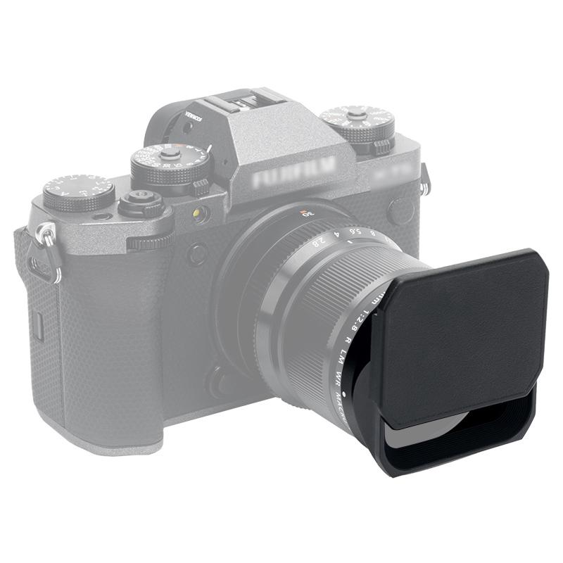 Lm wr カメラ レンズ フード 四角 富士フイルム XF18mm用 角型レンズ