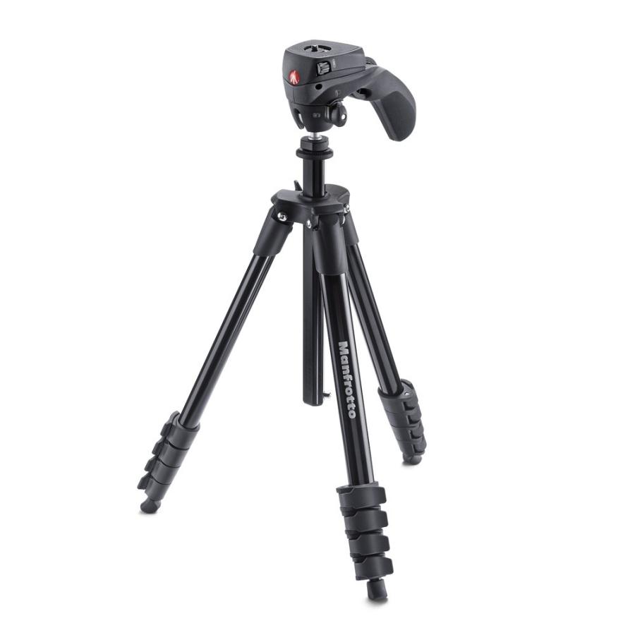 Manfrotto マンフロット アクション三脚 Compactシリーズ フォト ムービーキット ブラック アルミ 5段 Mkcompactacn Bk Mkcompactacn Bk スマイルカメラyahoo店 通販 Yahoo ショッピング
