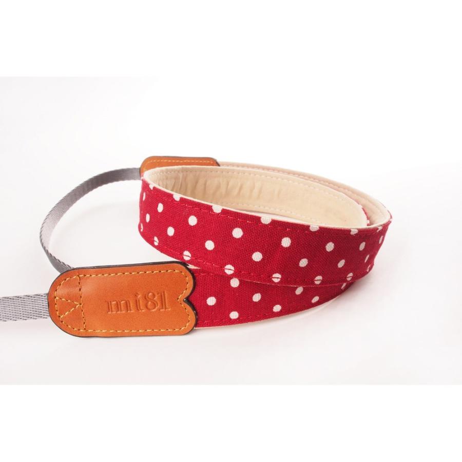 mi81 デジタル一眼カメラ用ネックストラップ RedDot MN001LR |  | 01