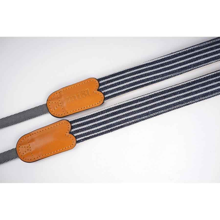 mi81 デジタル一眼カメラ用ネックストラップ NavyStripe MN002SN |  | 03