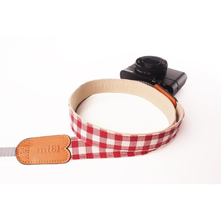 mi81 デジタル一眼カメラ用ネックストラップ RedCheck MN005PR |  | 02