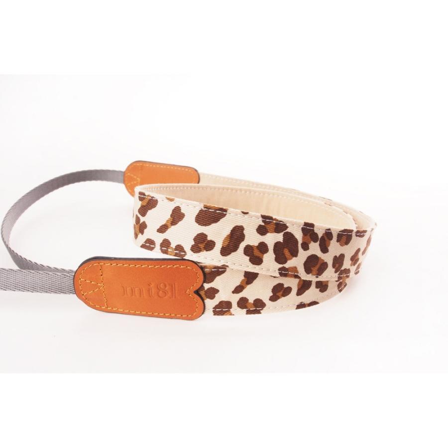 mi81 デジタル一眼カメラ用ネックストラップ Leopard MN009LY |  | 01