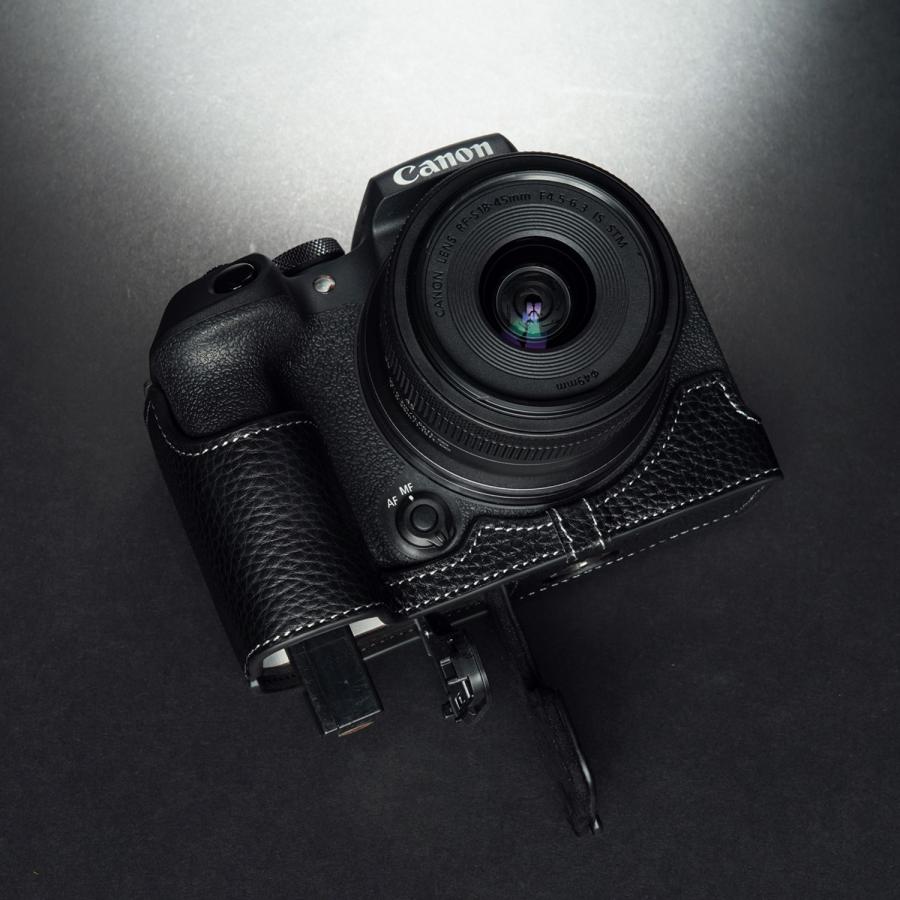 Canon EOS R10 ボディ　ケース付き TP Original Canon EOS R10 用 ボディーハーフケース ブラック ［国内