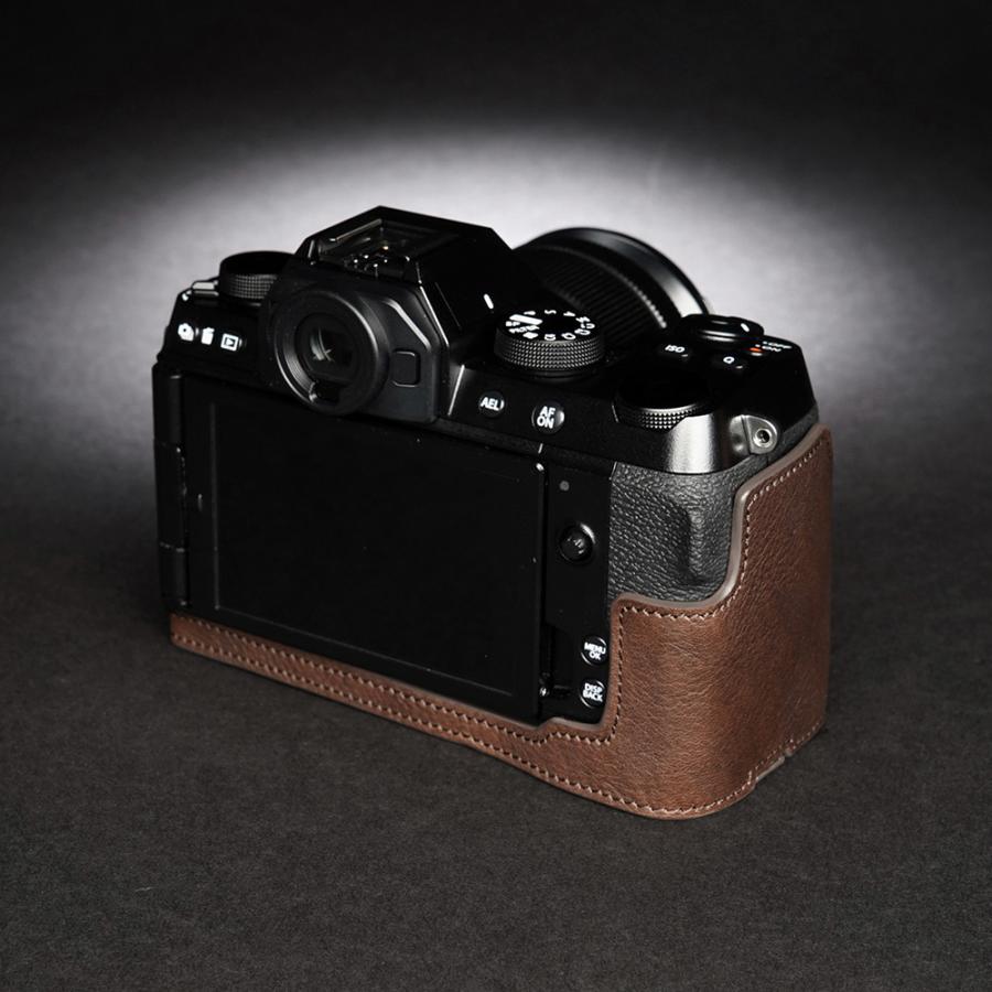 TP Original FUJIFIFILM X-S10 用 ボディーハーフケース ダーク