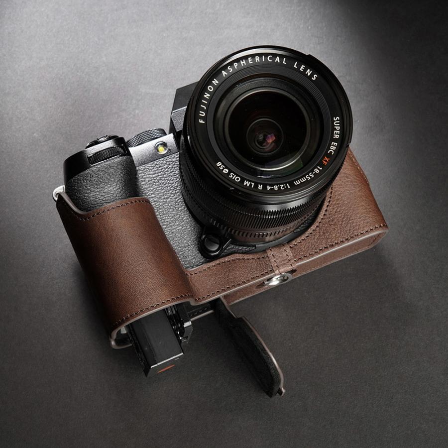 TP Original FUJIFIFILM X-S10 用 ボディーハーフケース ダーク