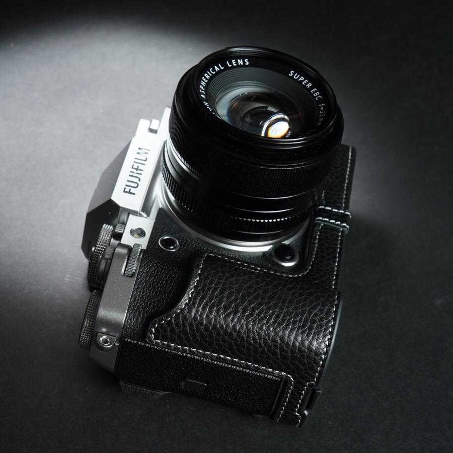 TP Original FUJIFILM X-T5 用 ボディーハーフケース ブラック ［国内