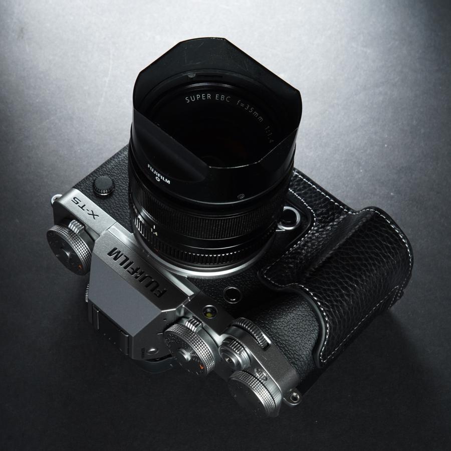 TP Original FUJIFILM X-T5 用 ボディーハーフケース ブラック ［国内