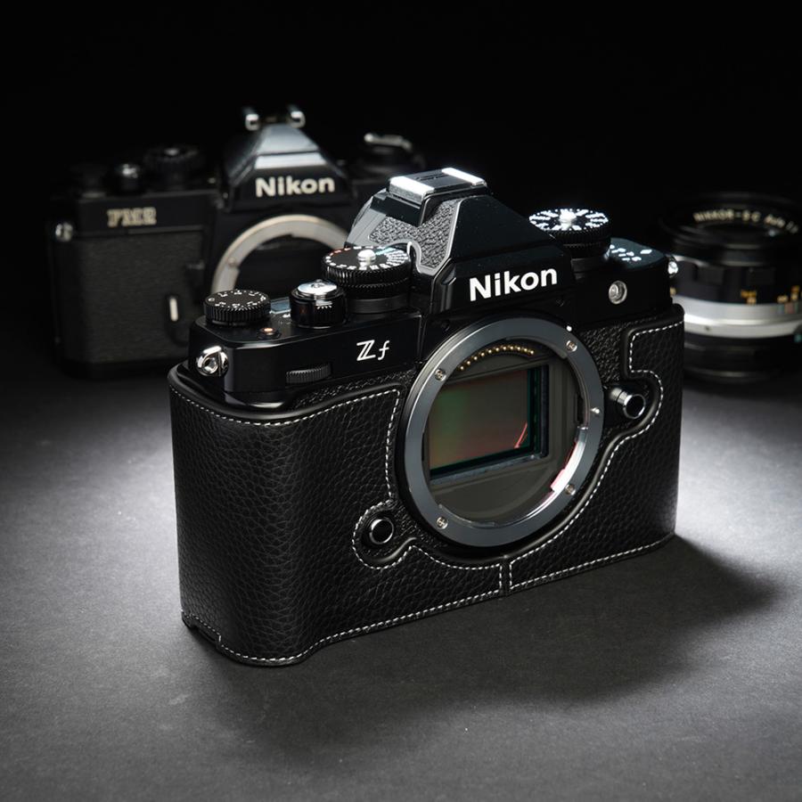 TP Original Nikon Zf 用 ボディーハーフケース ブラック ［国内