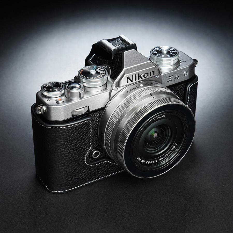 TP Original Nikon Z fc 用 ボディーハーフケース ブラック ［国内正規