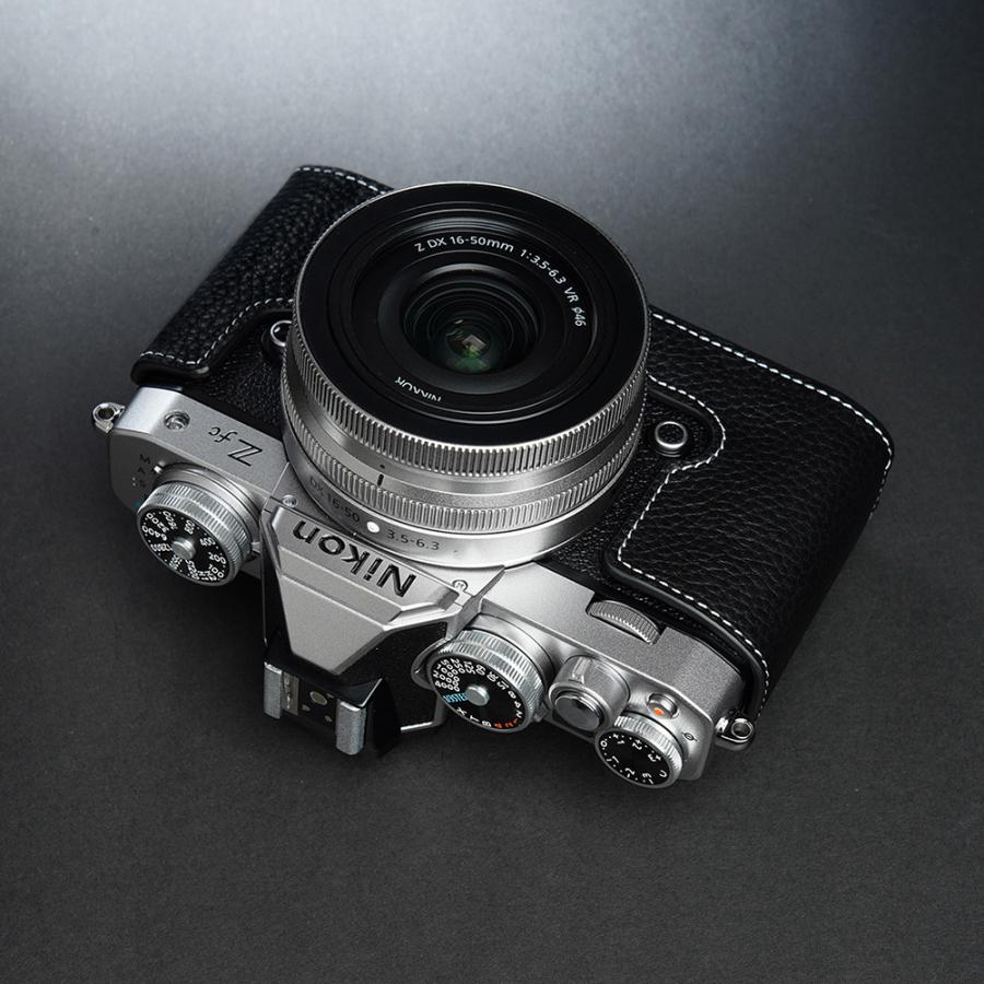 TP Original Nikon Z fc 用 ボディーハーフケース ブラック ［国内正規