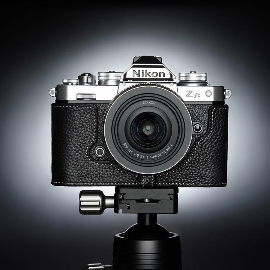 TP Original Nikon Z fc 用 ボディーハーフケース ブラック ［国内正規