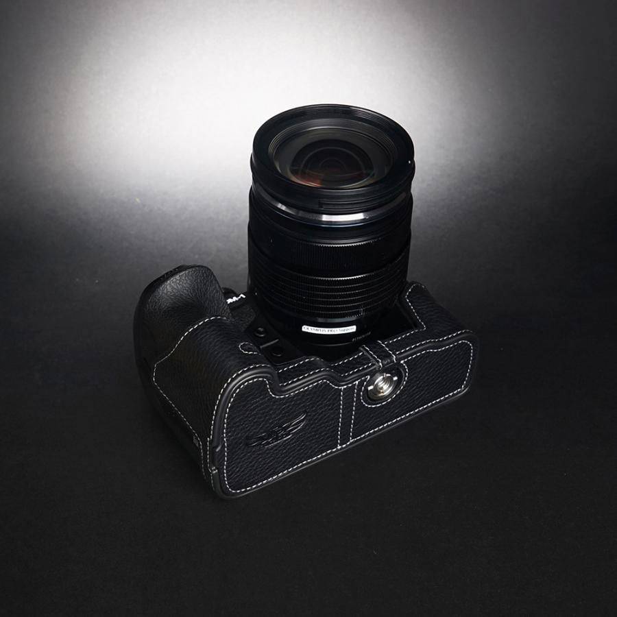 オリンパス　OM-1 ケース付き　オプションレンズ　付き　OLYMPUS 美品 TP Original OM SYSTEM OM-1 用 ボディーハーフケース ダークブラウン