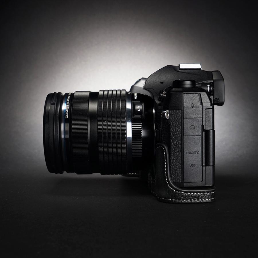 TP Original OM SYSTEM OM-1 用 ボディーハーフケース ブラック ［国内