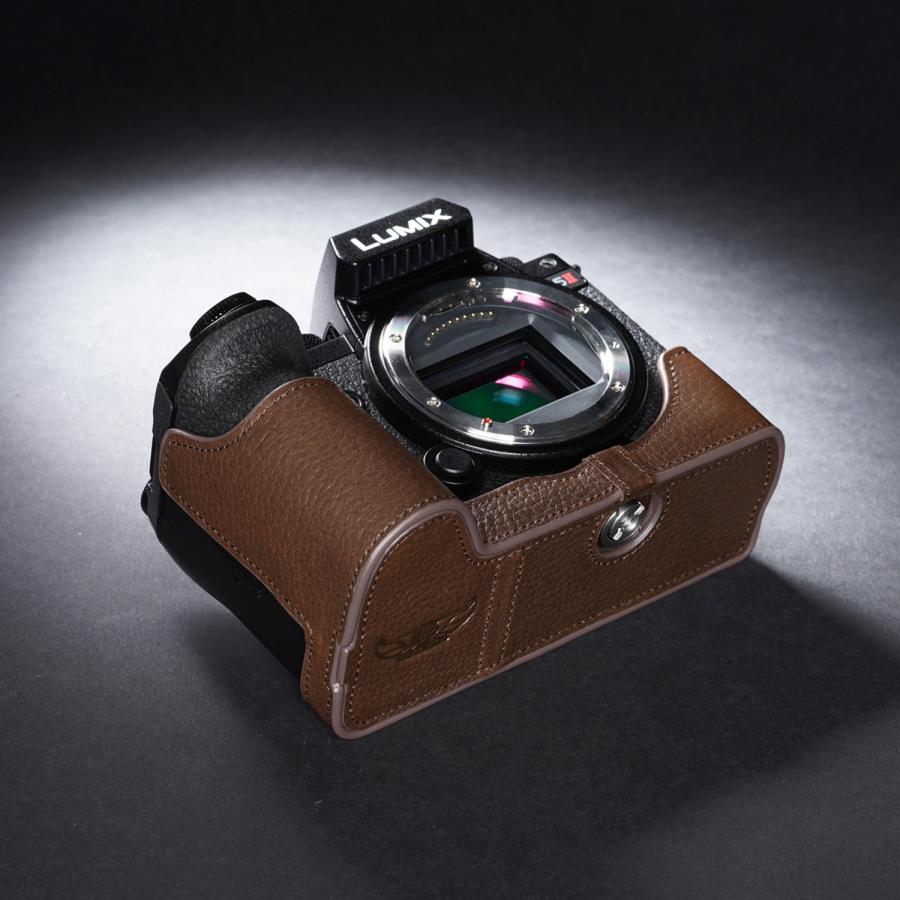 TP Original Panasonic LUMIX S5II 用 ボディーハーフケース ダーク