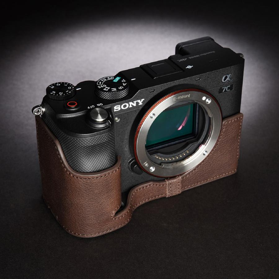 TP Original SONY α7C 用 ボディーハーフケース ダークブラウン ［国内正規品］ |  | 01