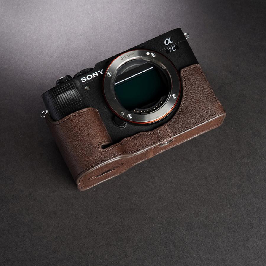 TP Original SONY α7C 用 ボディーハーフケース ダークブラウン ［国内正規品］ |  | 09