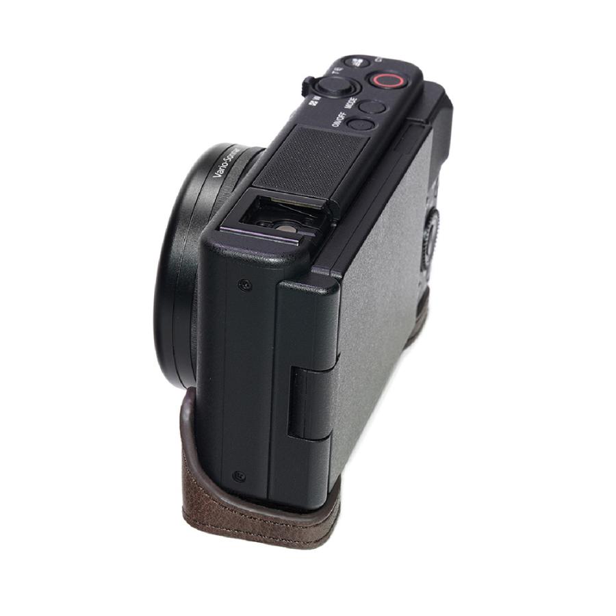 TP Original SONY VLOGCAM ZV-1 用 ボディーハーフケース ダークブラウン ［国内正規品］ |  | 03