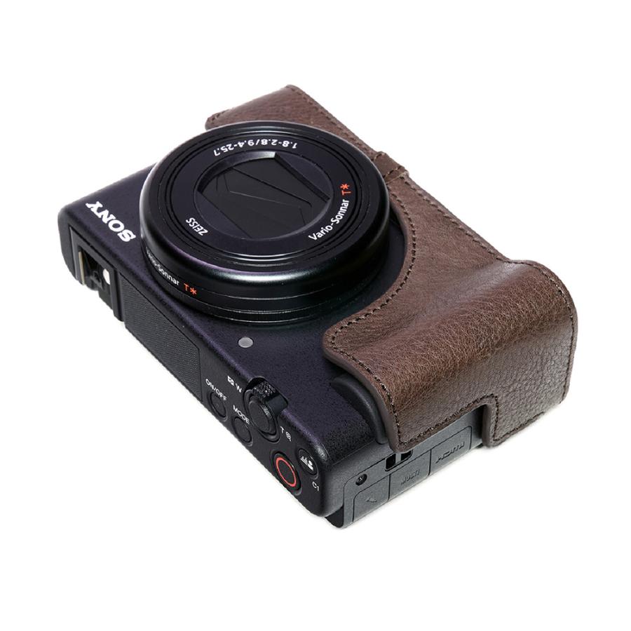 TP Original SONY VLOGCAM ZV-1 用 ボディーハーフケース ダークブラウン ［国内正規品］ |  | 05