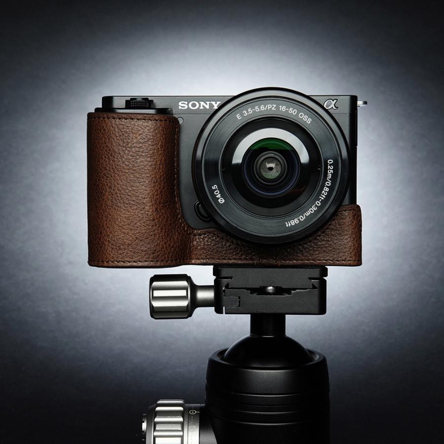TP Original SONY VLOGCAM ZV-E10 用 ボディーハーフケース ダーク