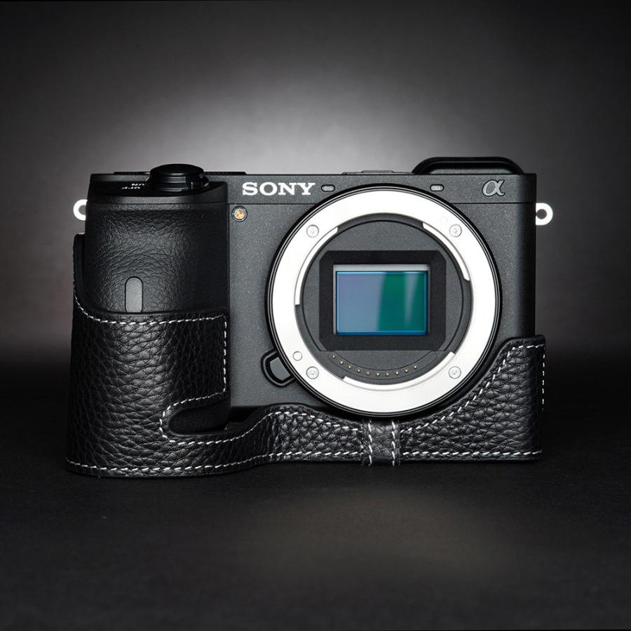 TP Original SONY α6600 用 ボディーハーフケース ブラック ［国内正規