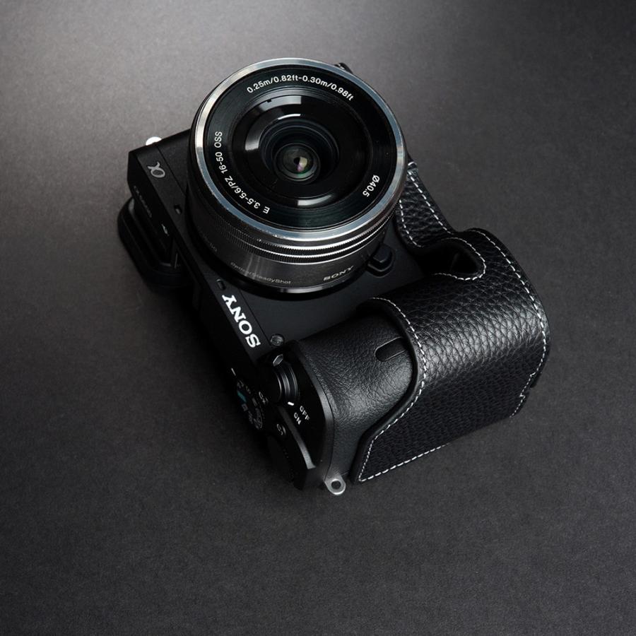 TP Original SONY α6600 用 ボディーハーフケース ブラック ［国内正規