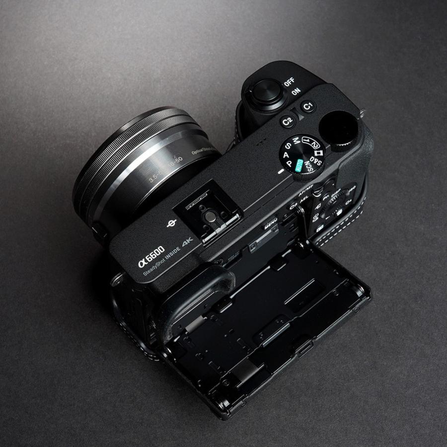 TP Original SONY α6600 用 ボディーハーフケース ブラック ［国内正規
