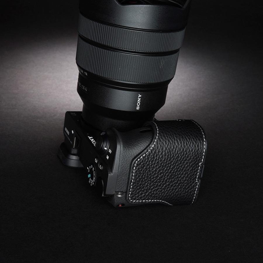 TP Original SONY α6600 用 ボディーハーフケース ブラック ［国内正規
