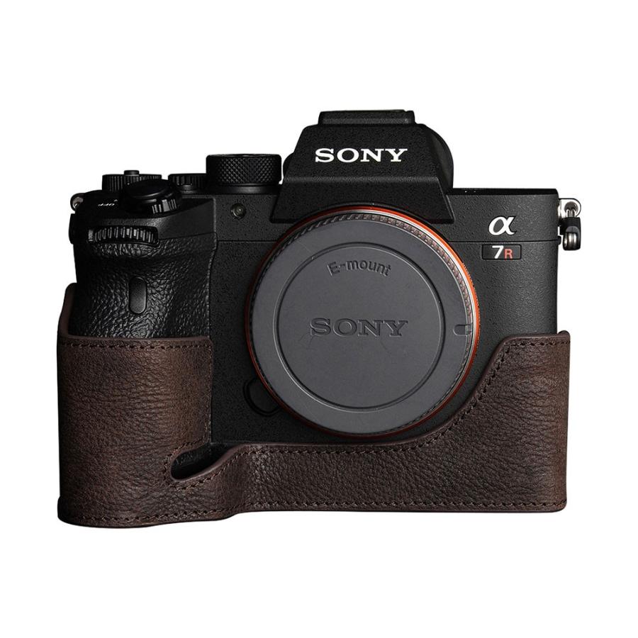 TP Original SONY α7R IV 用 ボディーハーフケース ダークブラウン ［国内正規品］｜laughs