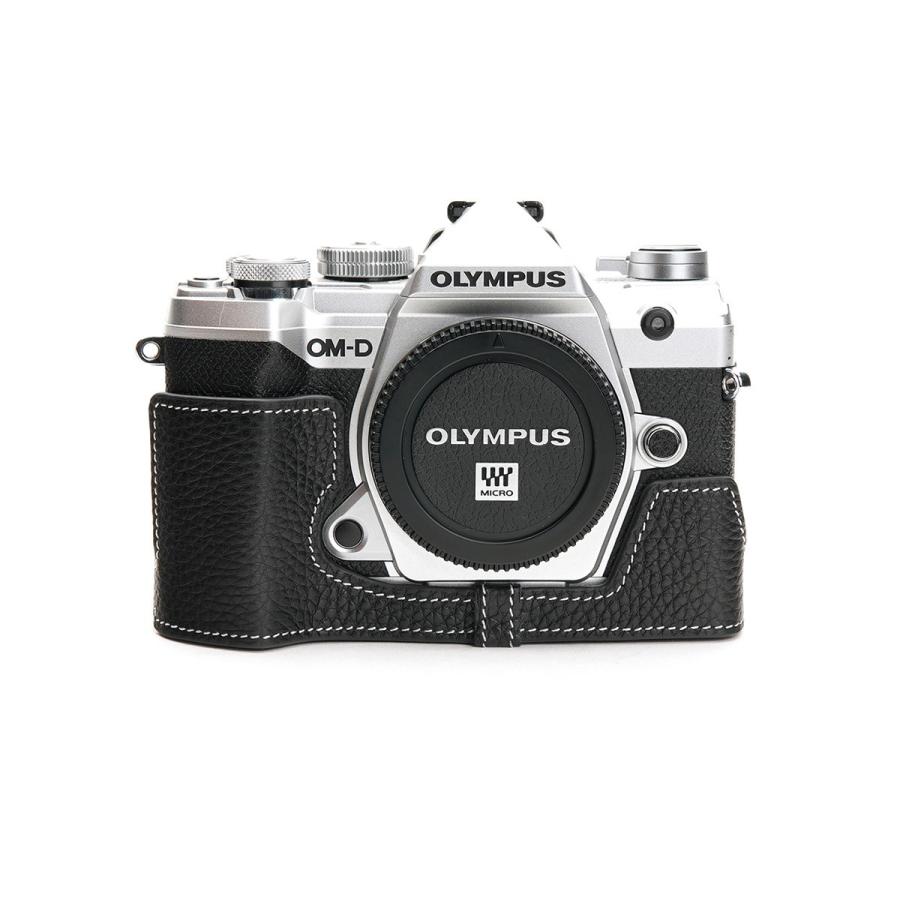 TP Original OLYMPUS E-M5 Mark III 用 ボディーハーフケース ブラック