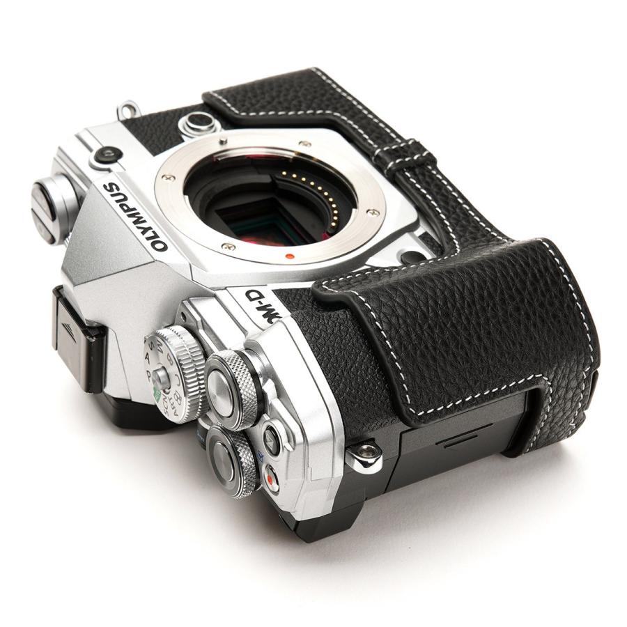TP Original OLYMPUS E-M5 Mark III 用 ボディーハーフケース ブラック