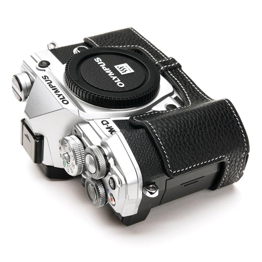 TP Original OLYMPUS E-M5 Mark III 用 ボディーハーフケース ブラック