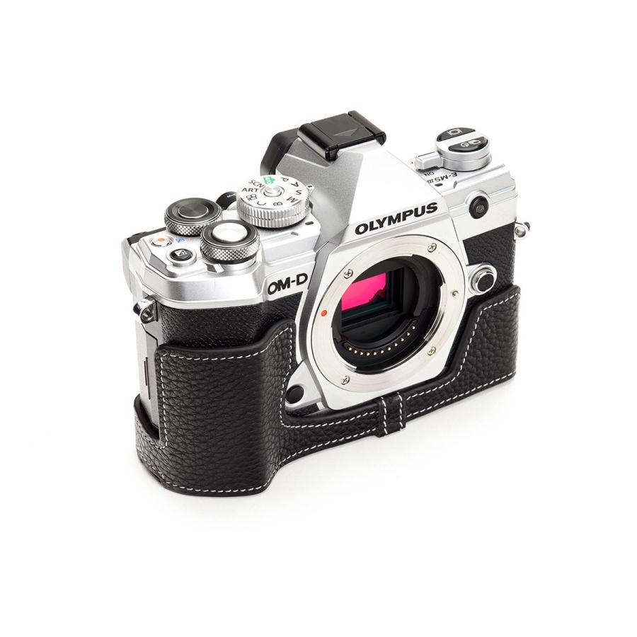 TP Original OLYMPUS E-M5 Mark III 用 ボディーハーフケース ブラック