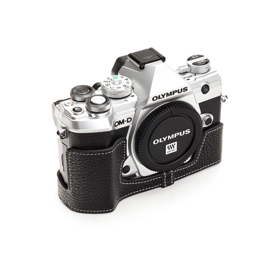 TP Original OLYMPUS E-M5 Mark III 用 ボディーハーフケース ブラック