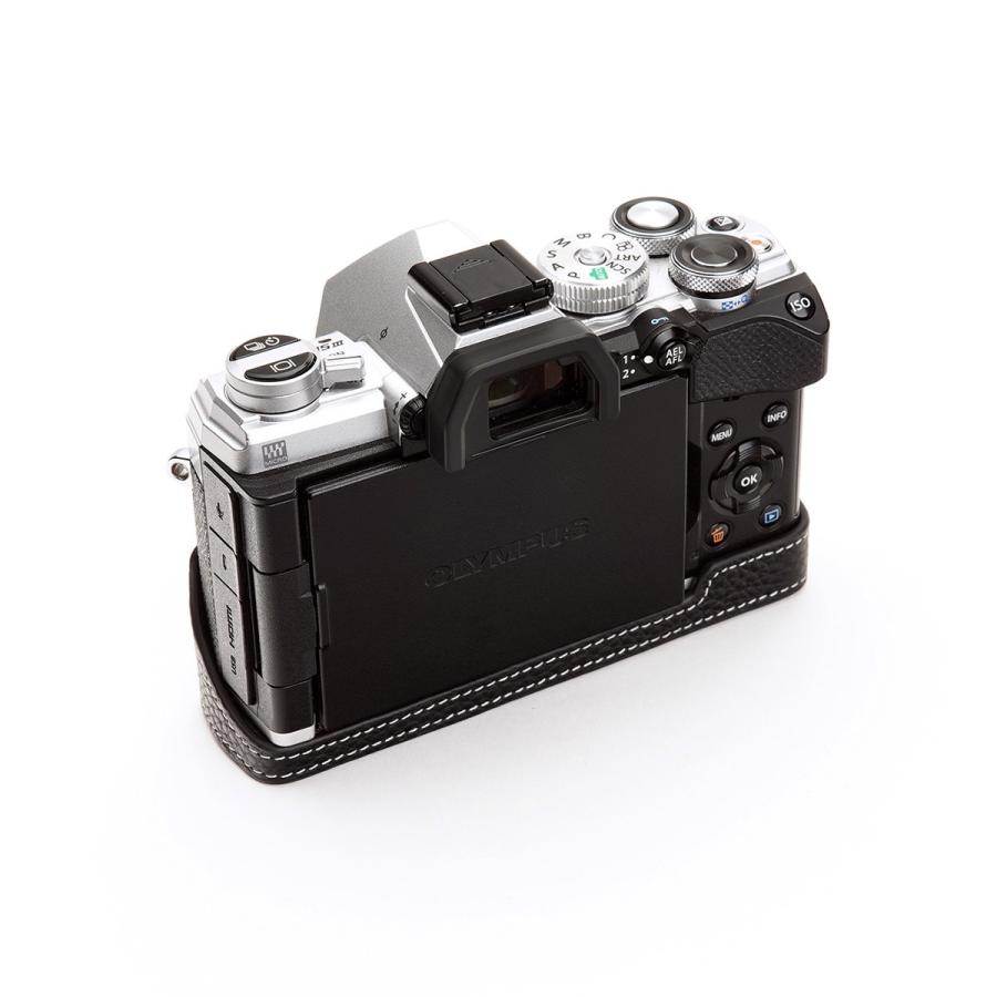 TP Original OLYMPUS E-M5 Mark III 用 ボディーハーフケース ブラック