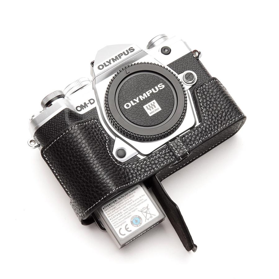 TP Original OLYMPUS E-M5 Mark III 用 ボディーハーフケース ブラック