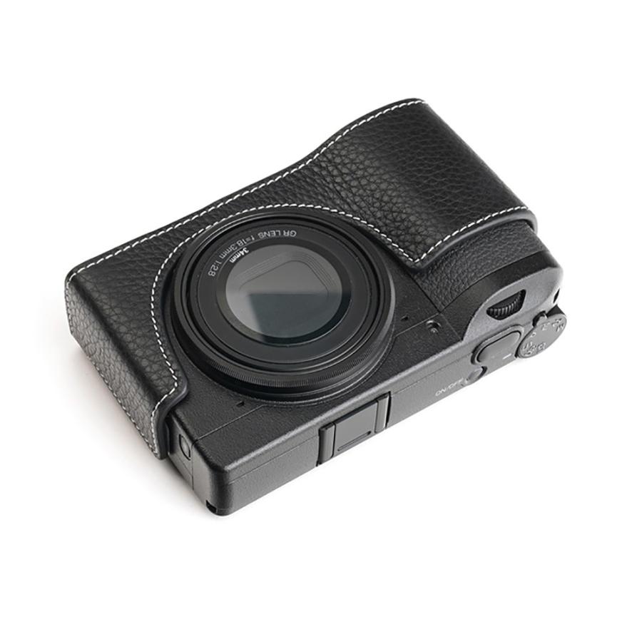 TP Original RICOH GR III 用 ボディーハーフケース ブラック ［国内