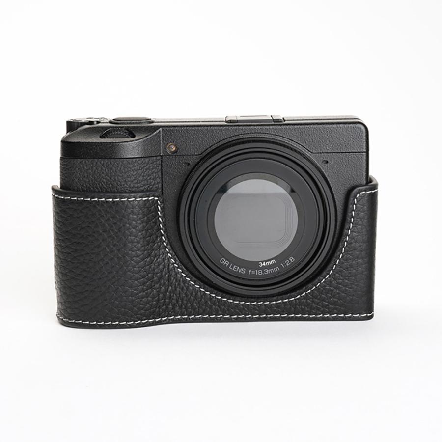 TP Original RICOH GR III 用 ボディーハーフケース ブラック ［国内