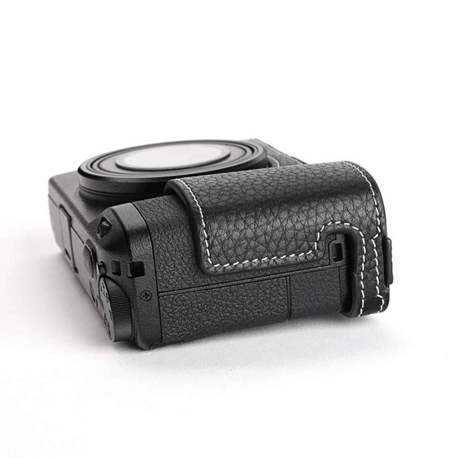 TP Original RICOH GR III 用 ボディーハーフケース ブラック ［国内