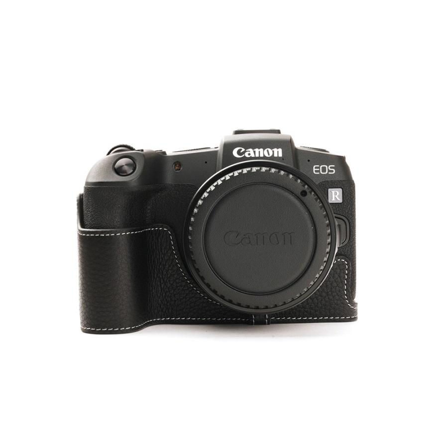 TP Original Canon EOS RP 用 ボディーハーフケース ブラック ［国内